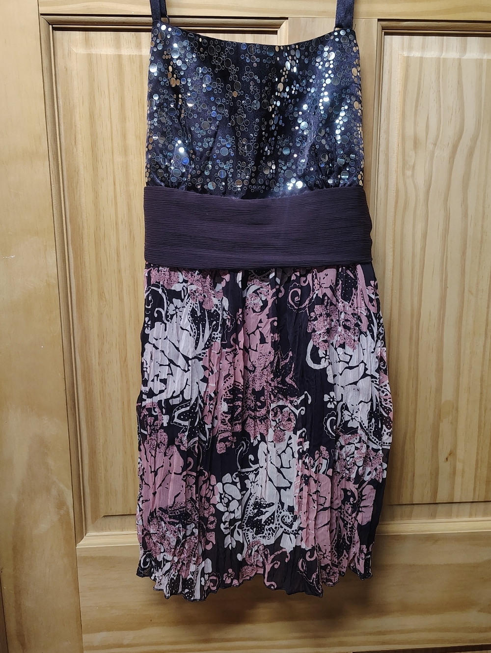 Y2K Limited Too Sequin & Floral Special Occasion Dress